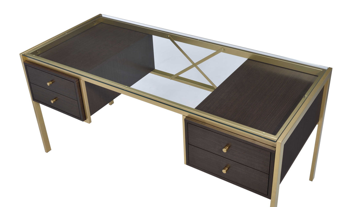 Yumia - Writing Desk - Clear / Gold