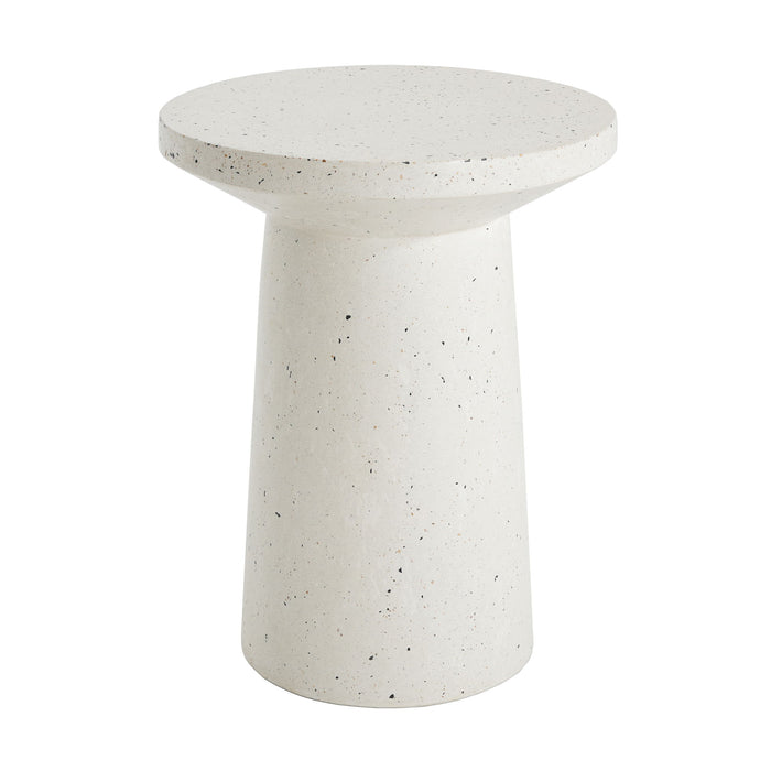 Terrazzo - Outdoor Side Table - White