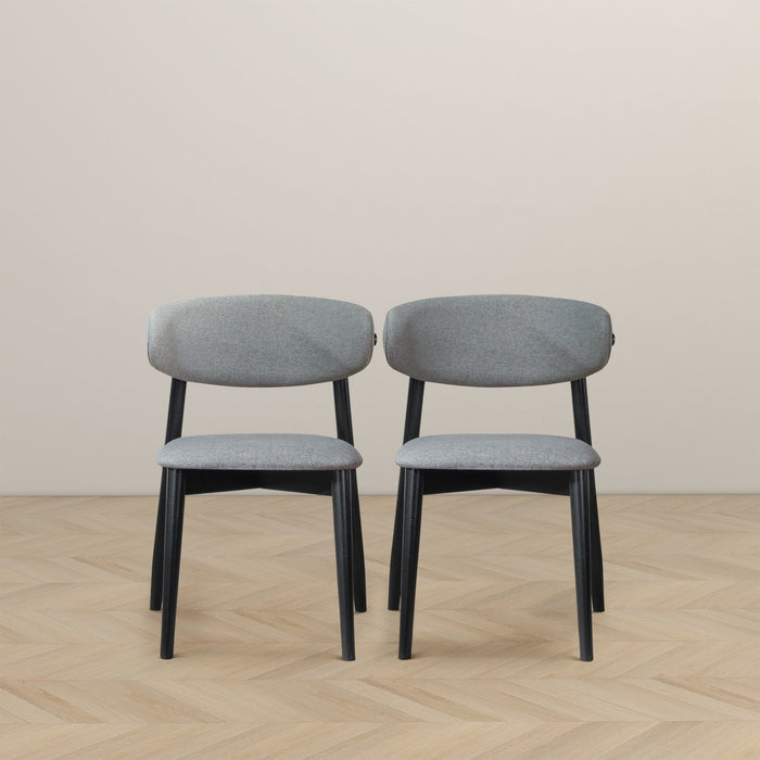 Korbin - Dining Chair (Set of 2) - Gray / Light Gray