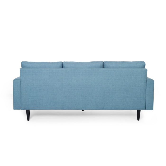 Jenny - Contemporary Tufted Fabric 3 Seater Sofa
