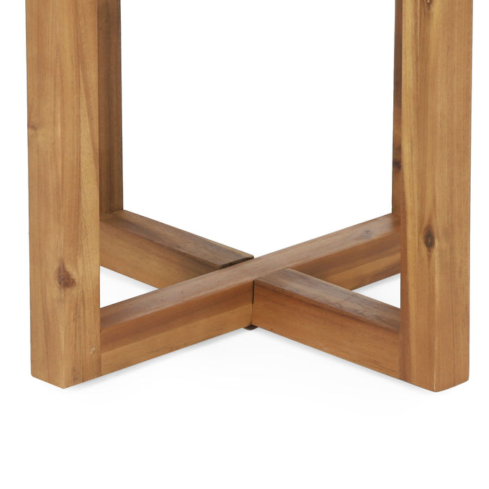 Ella - Square Side Table With Cross Stretcher Base