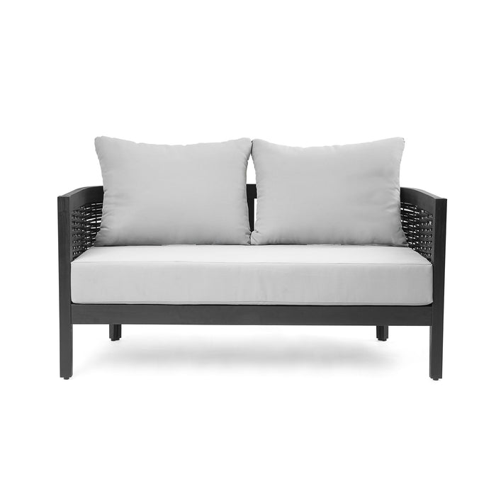 Outdoor Seating Group With Cushions And Coffee Table