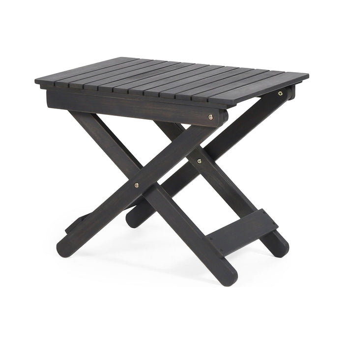 Outdoor Folding Wooden Side Table