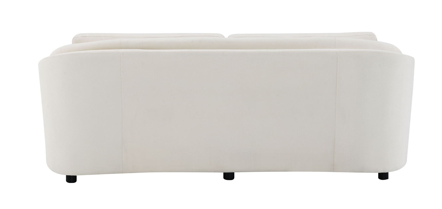 Mariko - 3 Piece Living Room Set Sofa Loveseat Chair - Beige