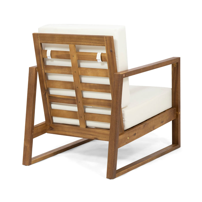 4 Person Outdoor Seating Group With Water Resistant Cushions