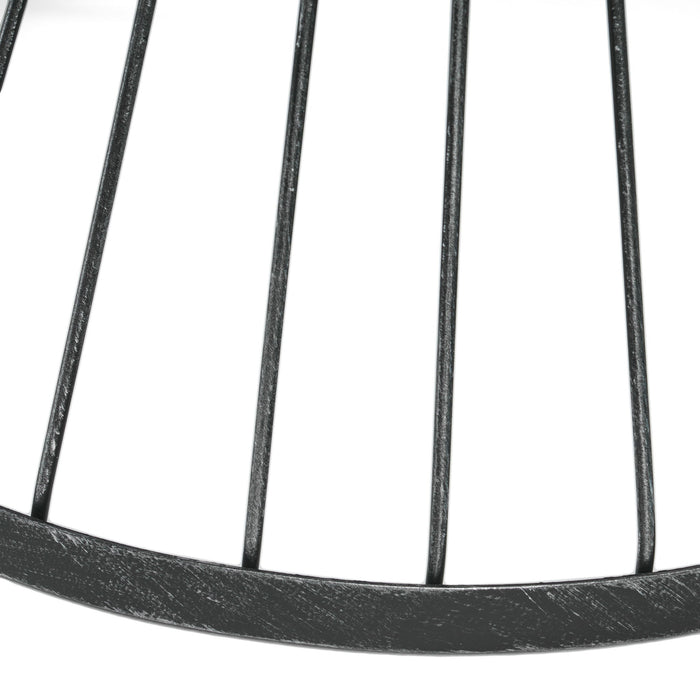 Lassen - Modern Outdoor Side Table With Hourglass Design