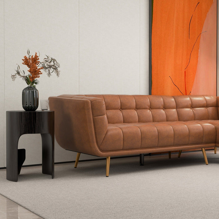 Addison - L Shape Sectional Sofa Tufted
