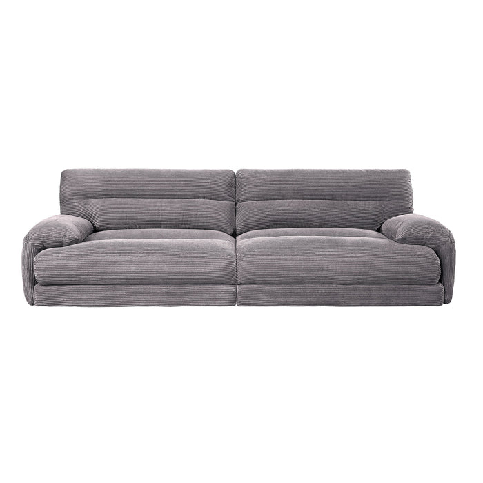 Cadenza - Corduroy Sofa - Gray