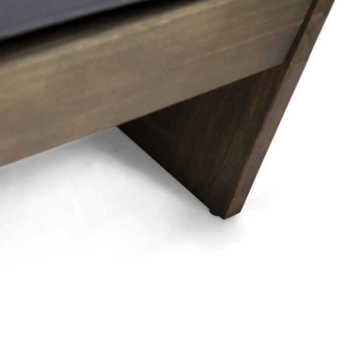 Acacia Wood Outdoor Club Chair With Cushions