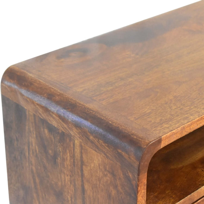 Mini Console Table - Chestnut