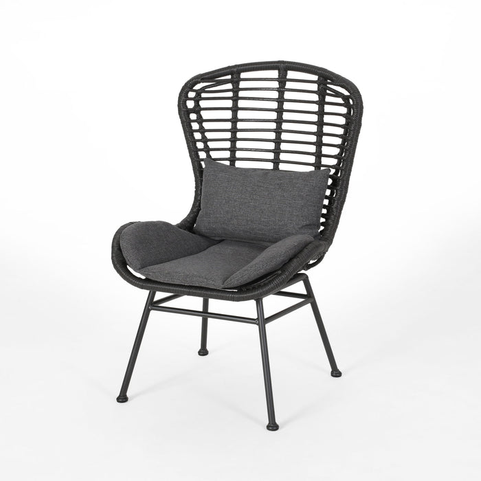 Calypso - Outdoor Chair With Water Resistance Cushion And Iron Frame