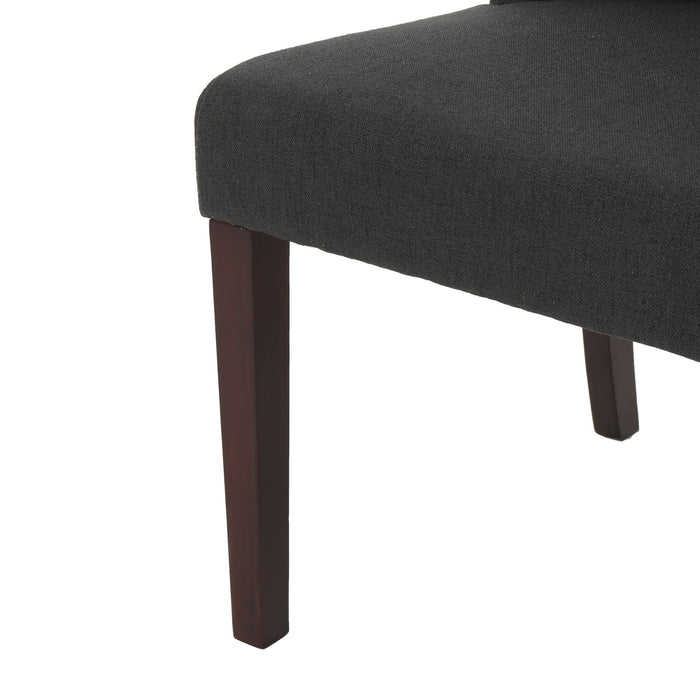 Sophisticated Tufted Dining Chair With High Back Design