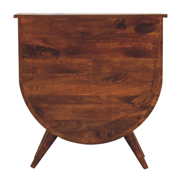 Agra - Bedside Table - Chestnut