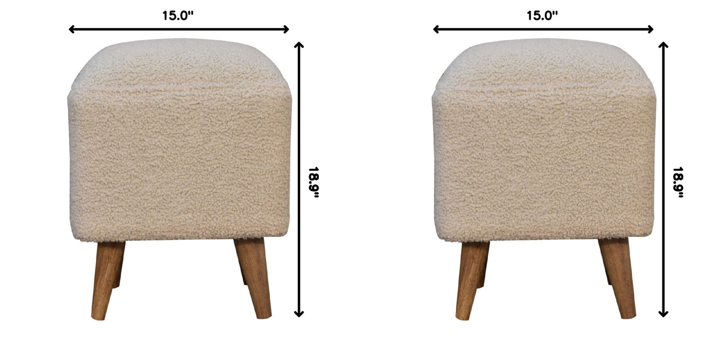 Squoval - Bench - Cream / Brown