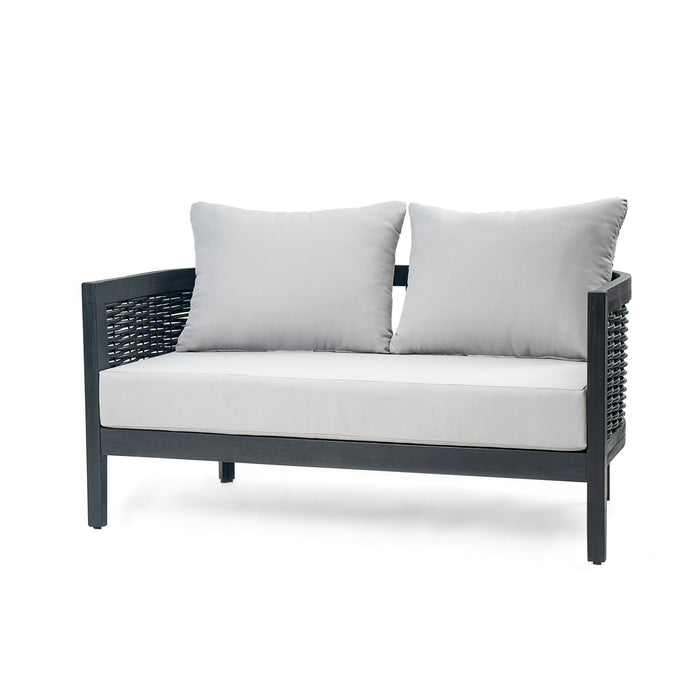 Outdoor Seating Group With Cushions And Coffee Table