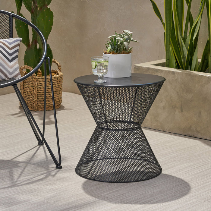 Nevada - Contemporary Side Table With Mesh Design