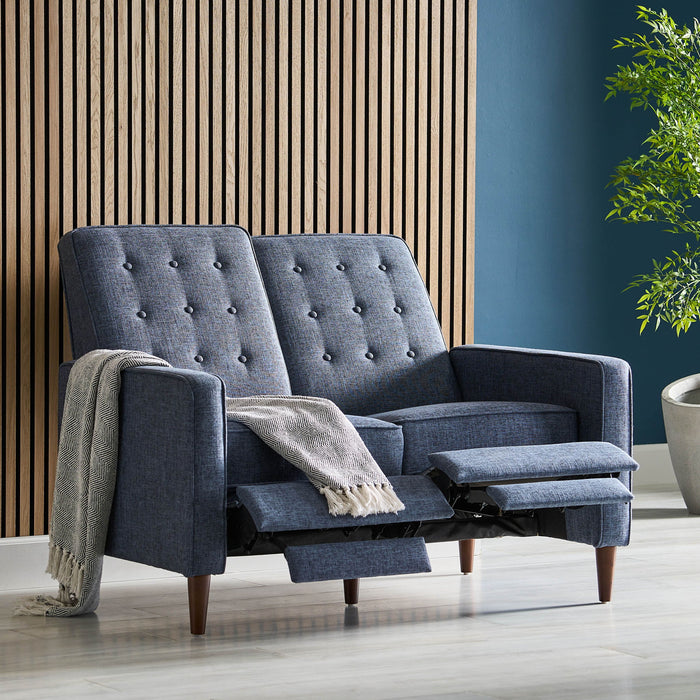 Manville - Contemporary Tufted Loveseat Pushback Recliner