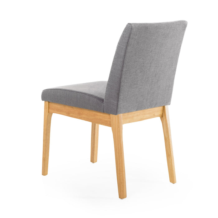 Contemporary Dining Chair SetWith Upholstered Fabric