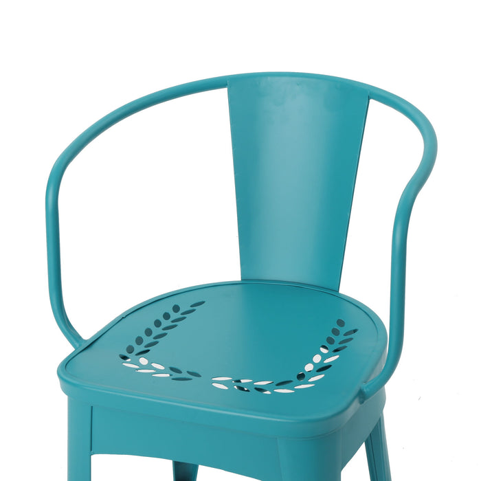 Lourdes - 3 Piece Metal Set - Teal