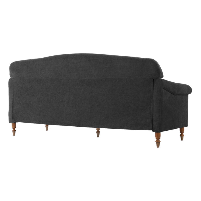 Loveseat Sofa, 2 Seater Couch With Rolled Arms