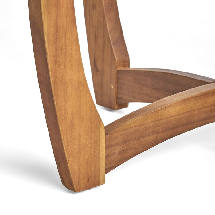 Outdoor Dining Set With Coffee Table And 2 Chairs - Teak