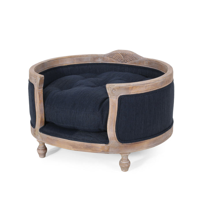 Upholstered Pet Bed, Fabric Dog Bed