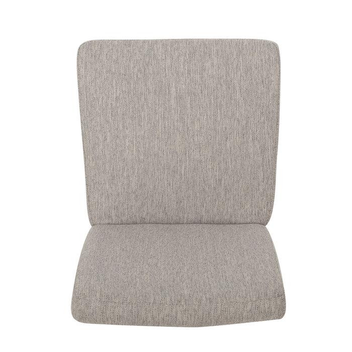 Contemporary Dining Chair With Upholstered Seating And Tapered Legs