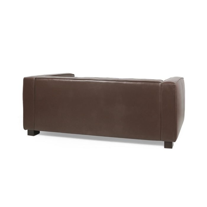 Contemporary 3 Seater Sofa With Tuxedo Design