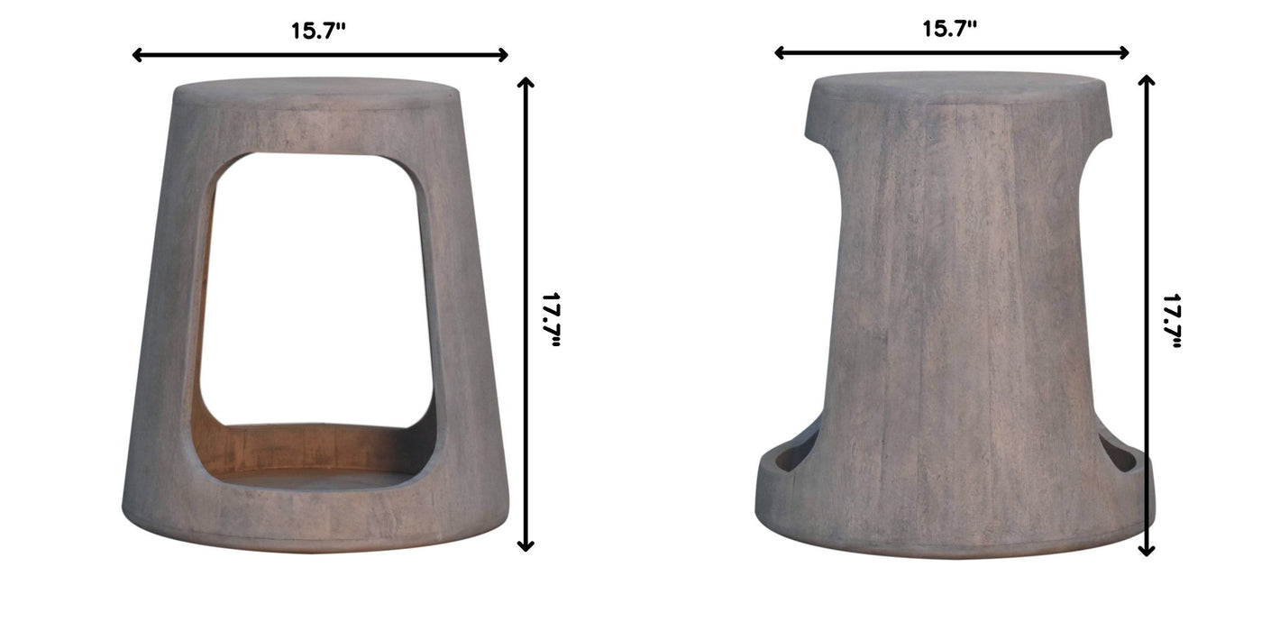 Open Side Table - Gray Ash