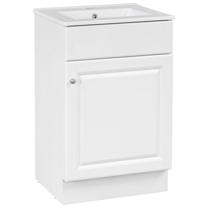 Bathroom Vanity With Sink, Cabinet With Adjustable Shelf