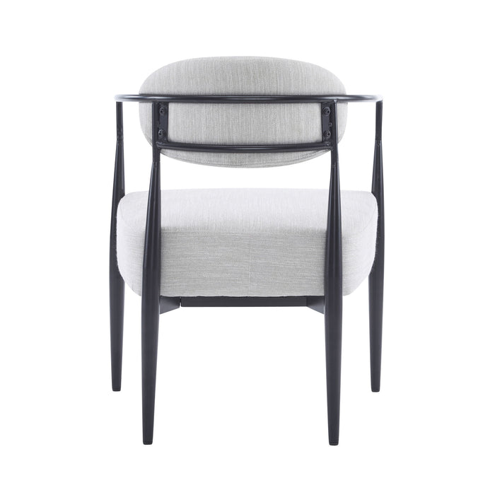 Modern Upholstered Accent Armchair With Pocket Spring Seat