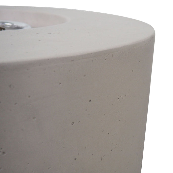 Round Iron Fire Pit With 40,000 Btu