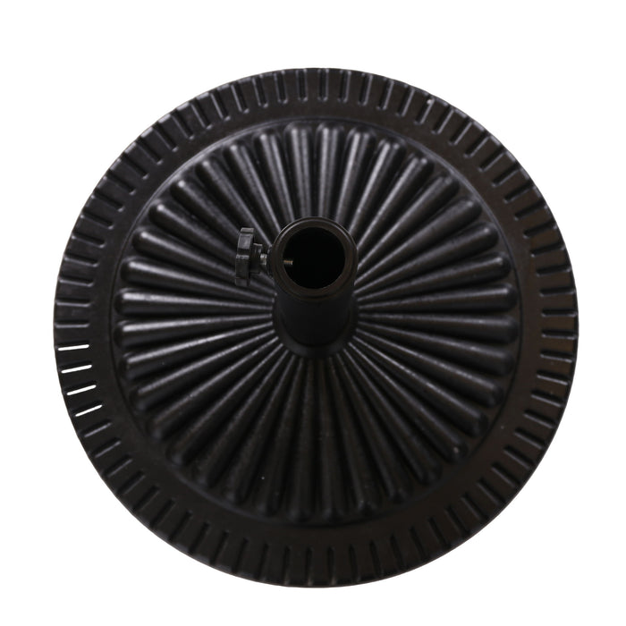 Resin Umbrella Base - Black Rock
