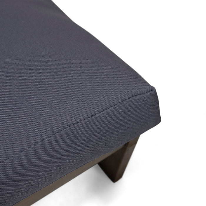 Acacia Wood Outdoor Club Chair With Cushions