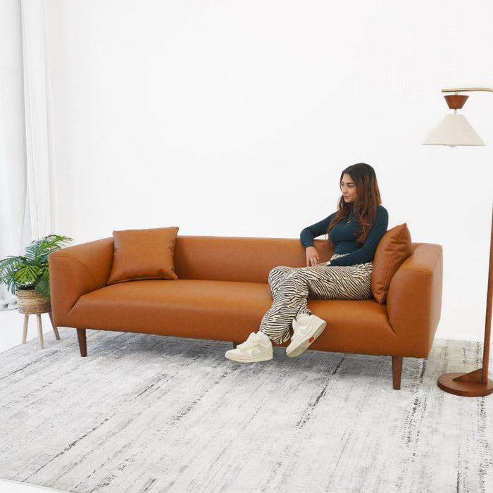 Elwood - Sofa - Cognac