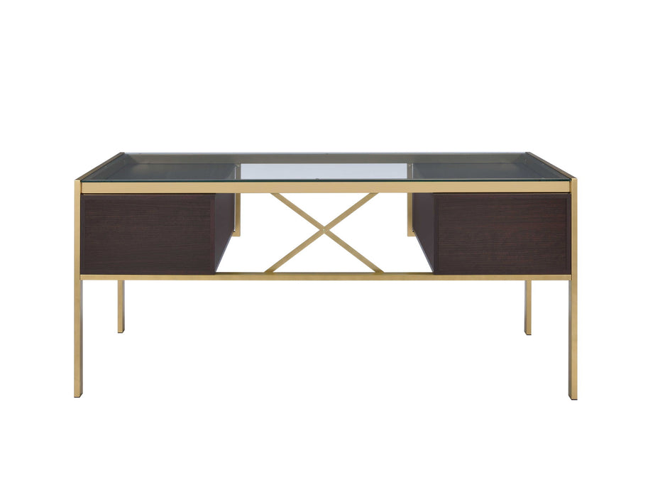 Yumia - Writing Desk - Clear / Gold