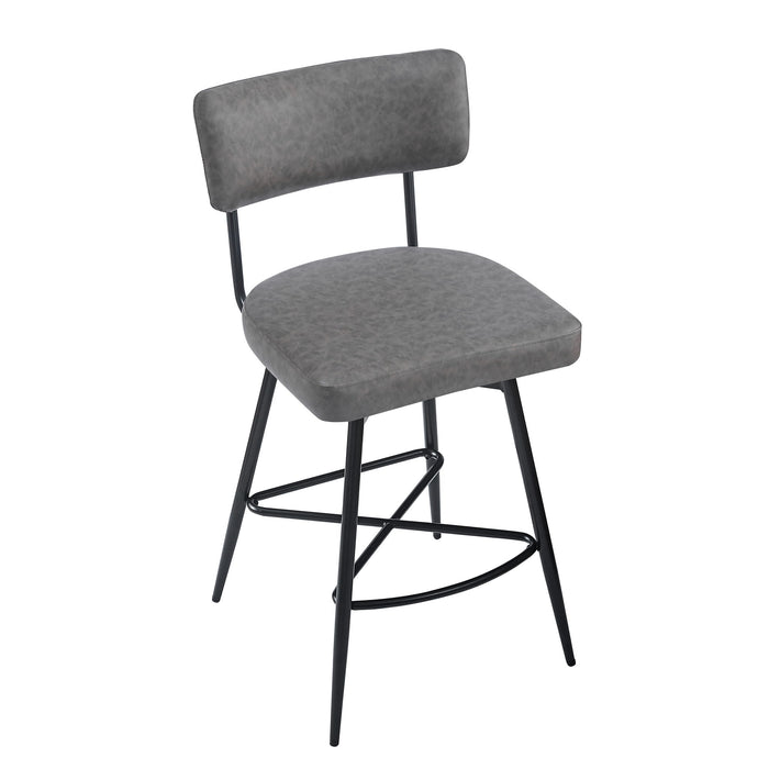 Retro Swivel Counter Stools (Set of 2)