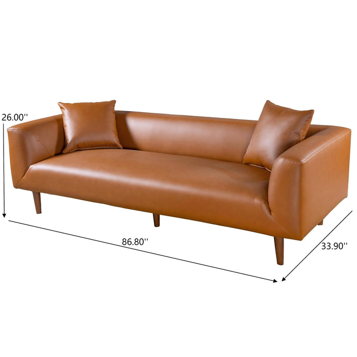 Elwood - Sofa - Cognac