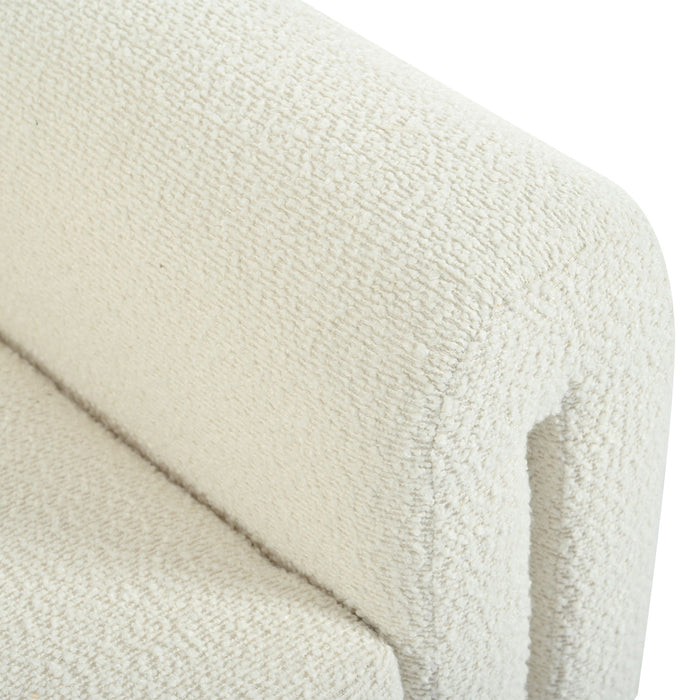 Modern Upholstered Accent Chair, Sturdy Support & Luxurious Comfort